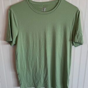 32 Degrees Green Men's Short Sleeve Tee Activewear Breathable Medium